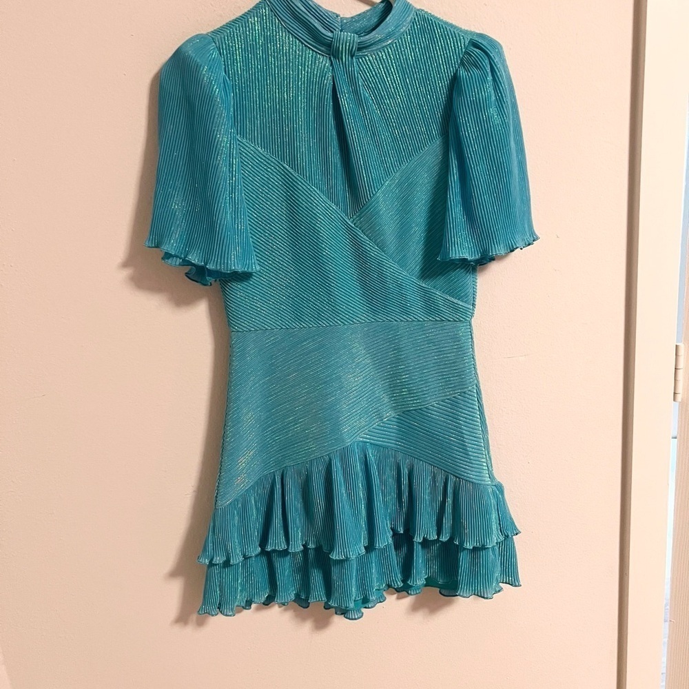 Saylor Marbella Ruffle Texture Dress - Picture 12 of 14